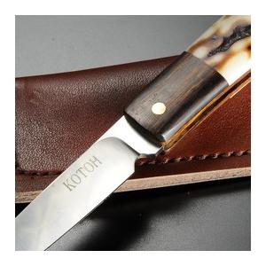 古藤好視 折りたたみ式 カスタムナイフ 鹿角 SF65C ことうよしみ