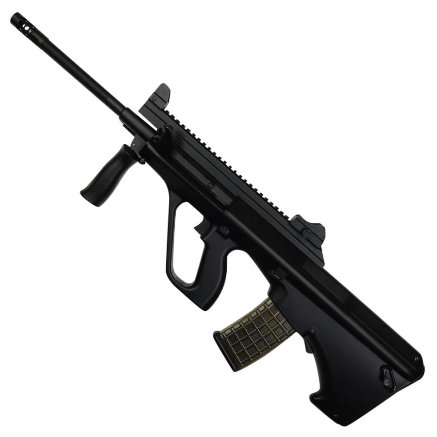STEYR AUG 　スコープ、サイレンサー(ロング), 充電器 付 SNOW WOLF 電動ガン STEYR AUG ロングバレル SW-020-C WOLFSTEYR