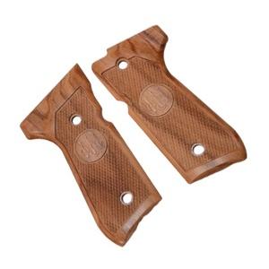 東京マルイ M9 A1 ABS樹脂製 古美 カスタムダメージ塗装 ジャンク品 キャロムショット 木製グリップ 紫檀チェッカー マルイM9・M92F用
