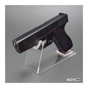 LayLax ガンスタンド クリア [ 2個セット ] ハンドガン ディスプレイ