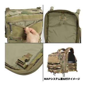 LBX Tactical モジュラーアサルトパック Mini MAP バックパネル 0306B