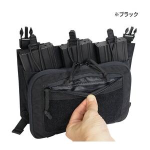 LBX Tactical マグポーチパネル 5.56mmマグ&ユーティリティポーチ M4/AR15/AK 4020V [ マスグレー ]