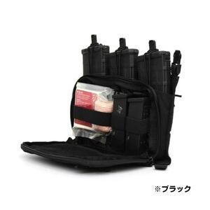 LBX Tactical マグポーチパネル 5.56mmマグ&ユーティリティポーチ M4/AR15/AK 4020V [ マスグレー ]