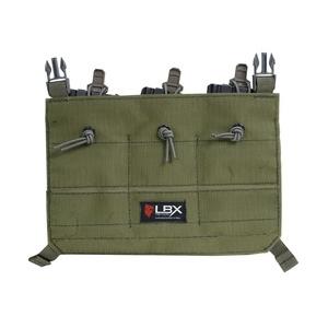 LBX Tactical マグポーチパネル 5.56mmマグ&ユーティリティポーチ M4/AR15/AK 4020V [ レンジャーグリーン ]_3