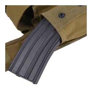 CONDOR ライフルマガジンポーチ M4/AR15/AK用 トリプル 前後2連 6本