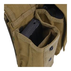 CONDOR ライフルマガジンポーチ M4/AR15/AK用 トリプル 前後2連 6本