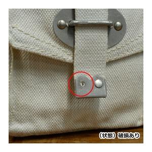 イタリア軍放出品 ライフルマガジンポーチ 帆布 ホワイト 7.62mm NATO