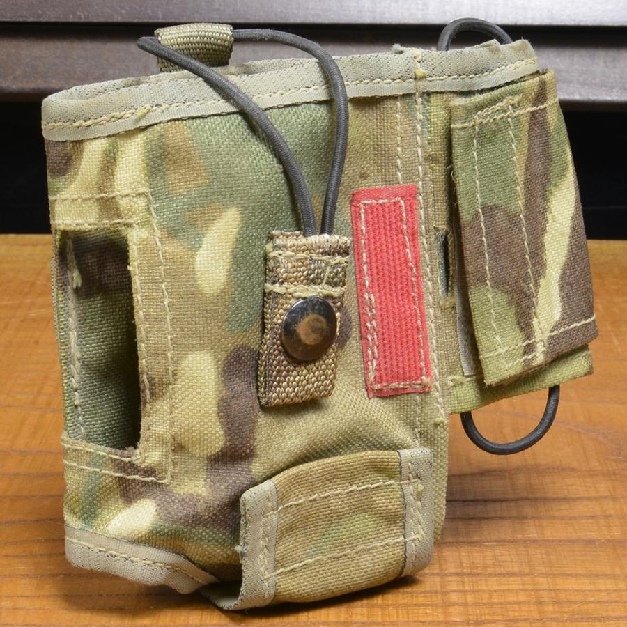 イギリス軍放出品 ラジオポーチ MTP迷彩 PRR 通信機用 MOLLE対応 [ 可