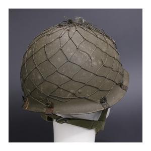 ドイツ軍放出品 ヘルメット M56 スチール製 後期型 [ ネット付き