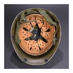 実物　BW ドイツ連邦軍　m1a m56ヘルメット　偽装ネット付き ドイツ軍放出品 ヘルメット M56 スチール製 後期型 [ ネット付き