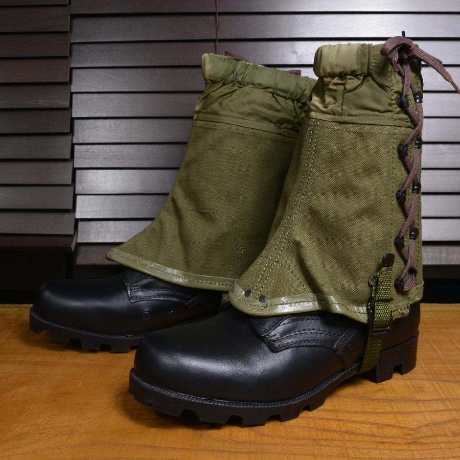 イタリア軍放出品 ゲイター 帆布製 アルパインレギンス ODグリーン