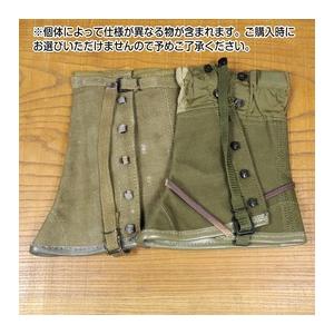 イタリア軍放出品 ゲイター 帆布製 アルパインレギンス ODグリーン