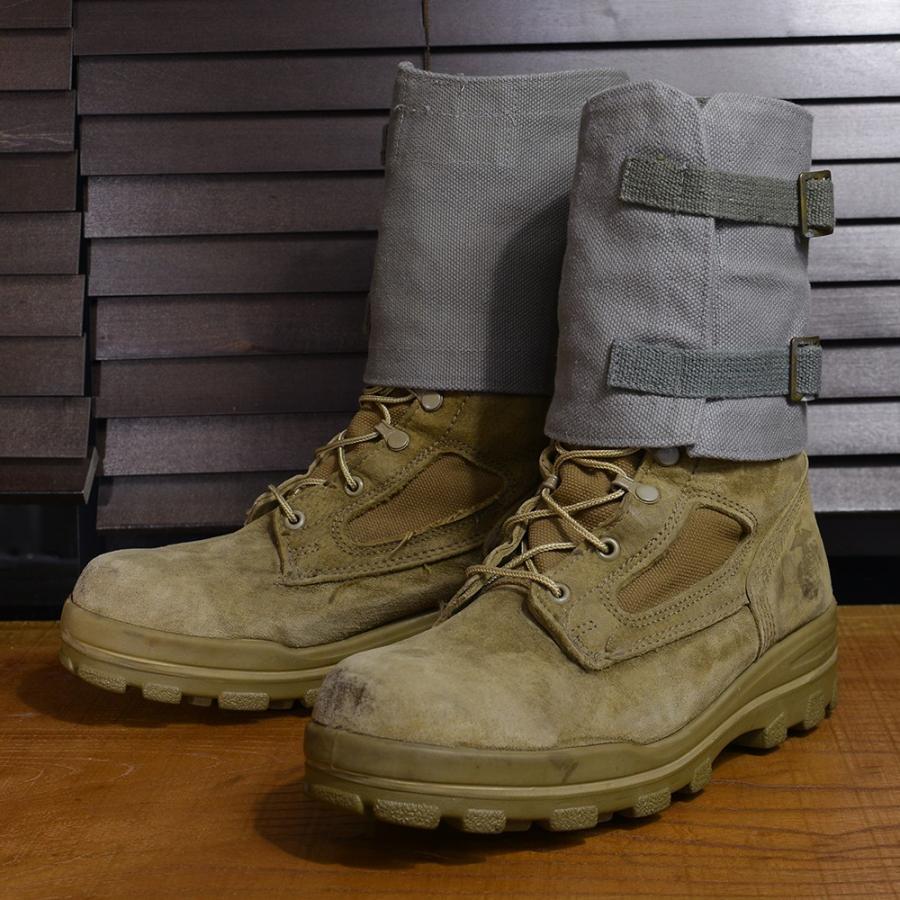 デンマーク軍放出品 レギンス 短ゲートル キャンバス生地 軍払い下げ