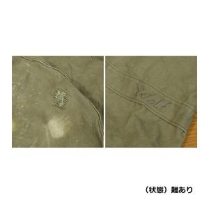 ドイツ軍放出品 ダッフルバッグ OD キャンバス生地 [ 難あり