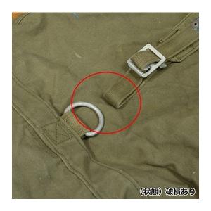 ドイツ軍放出品 ダッフルバッグ OD キャンバス生地 [ 難あり