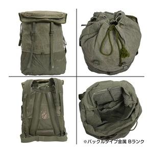 フランス軍放出品 バックパック F1 キャンバス生地 大容量 [ 金属 / 並
