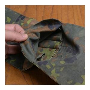 ドイツ軍放出品 テント用ポール&ペグ収納袋 フレクター迷彩 ドイツ軍放出品 テント用ポール&ペグ収納袋 フレクター迷彩