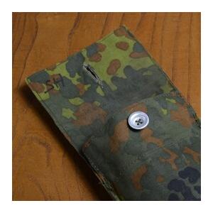 ドイツ軍放出品 テント用ポール&ペグ収納袋 フレクター迷彩 ドイツ軍放出品 テント用ポール&ペグ収納袋 フレクター迷彩
