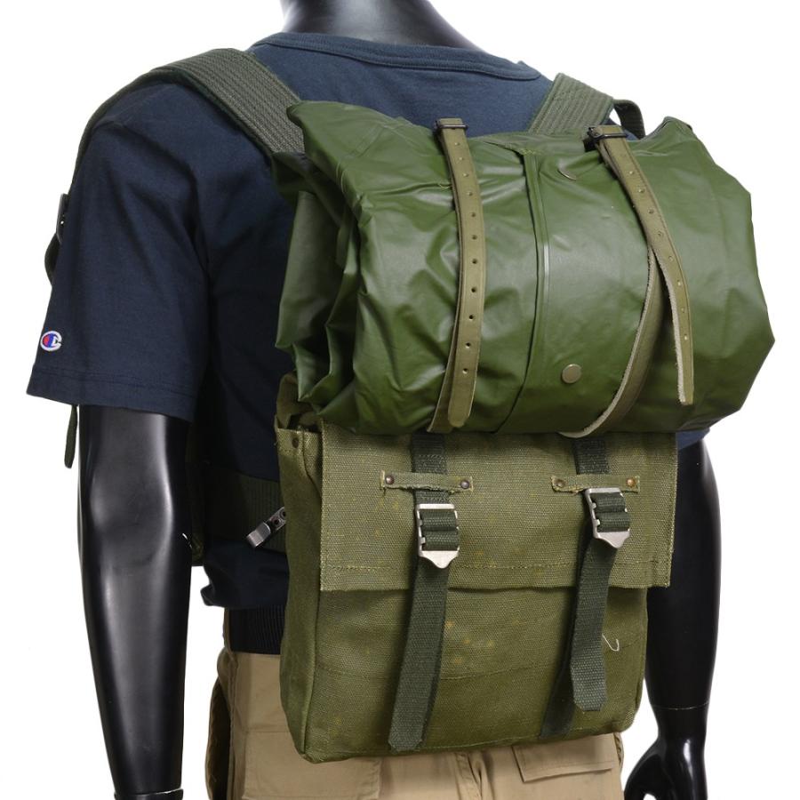 スウェーデン軍放出品 装備セット キャンバス素材 ウェビングシステム