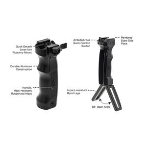 LEAPERS UTG バイポッドグリップ 20mmレール対応 Dグリップ リーパーズ