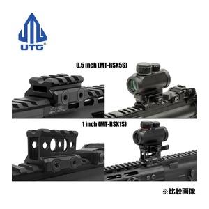 LEAPERS UTG ライザーマウント 3スロット 軽量 アルミ製 スーパー