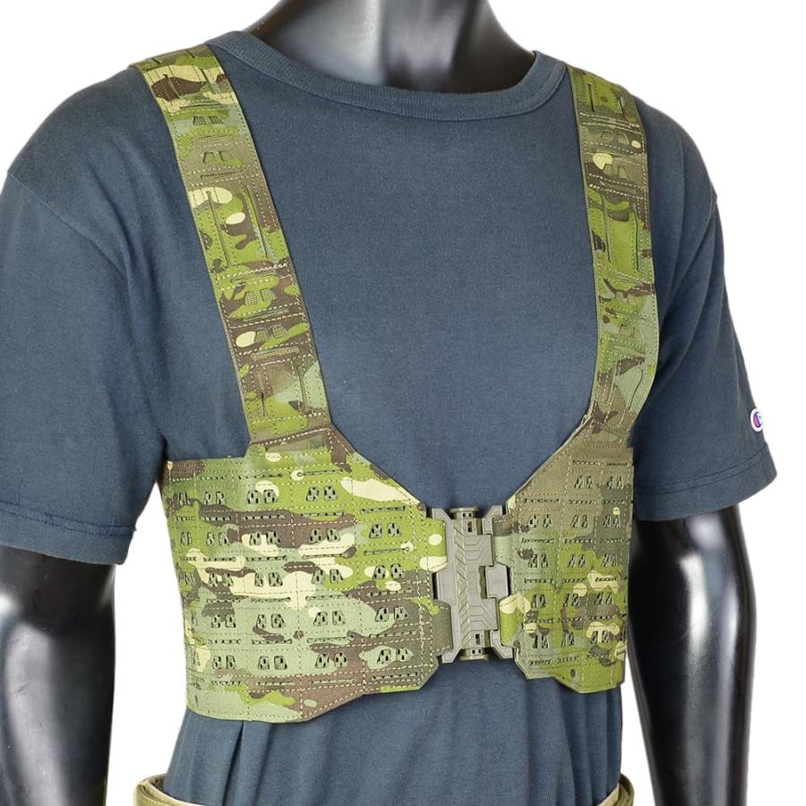 NOVRITSCH チェストリグ 薄型 前面バックル式 U24 [ マルチカム