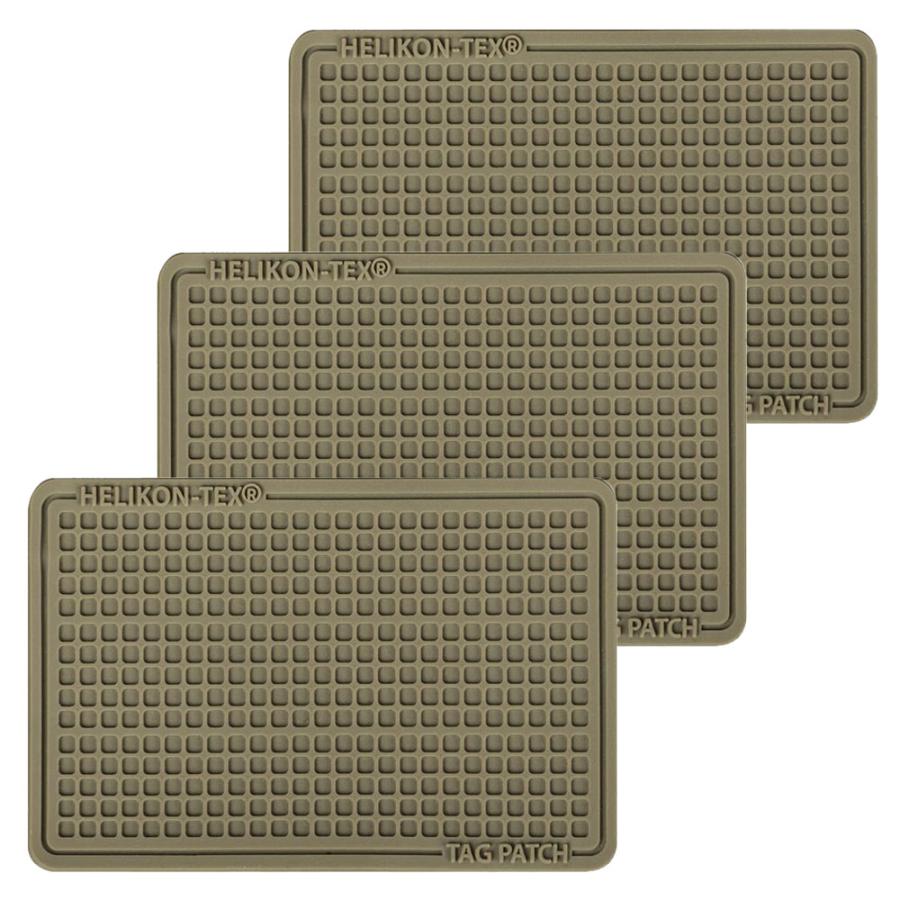 HELIKON-TEX タグパッチ PVC製 3個セット OD-TP4-RB-11 ヘリコン