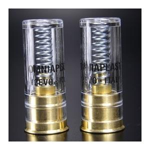 OMNIAPLAST スナップキャップ 12ゲージ 12番 EVO 真鍮 2個 空撃用 ダミーカート ダミーラウンド銃|revolutjp|02
