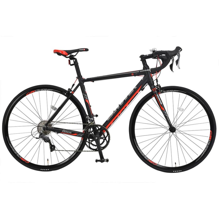 直送 代引き不可】 OTOMO ロードバイク CAR-011 ZENOS レッド/ブラック