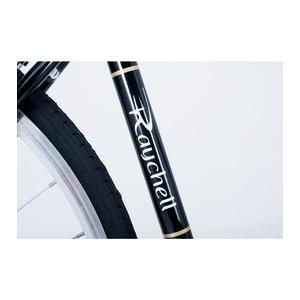 【直送 代引き不可】 OTOMO クロスバイク Raychell CR-7007R ブラック 35652 スチールフレーム クロスオーバーバイク_3