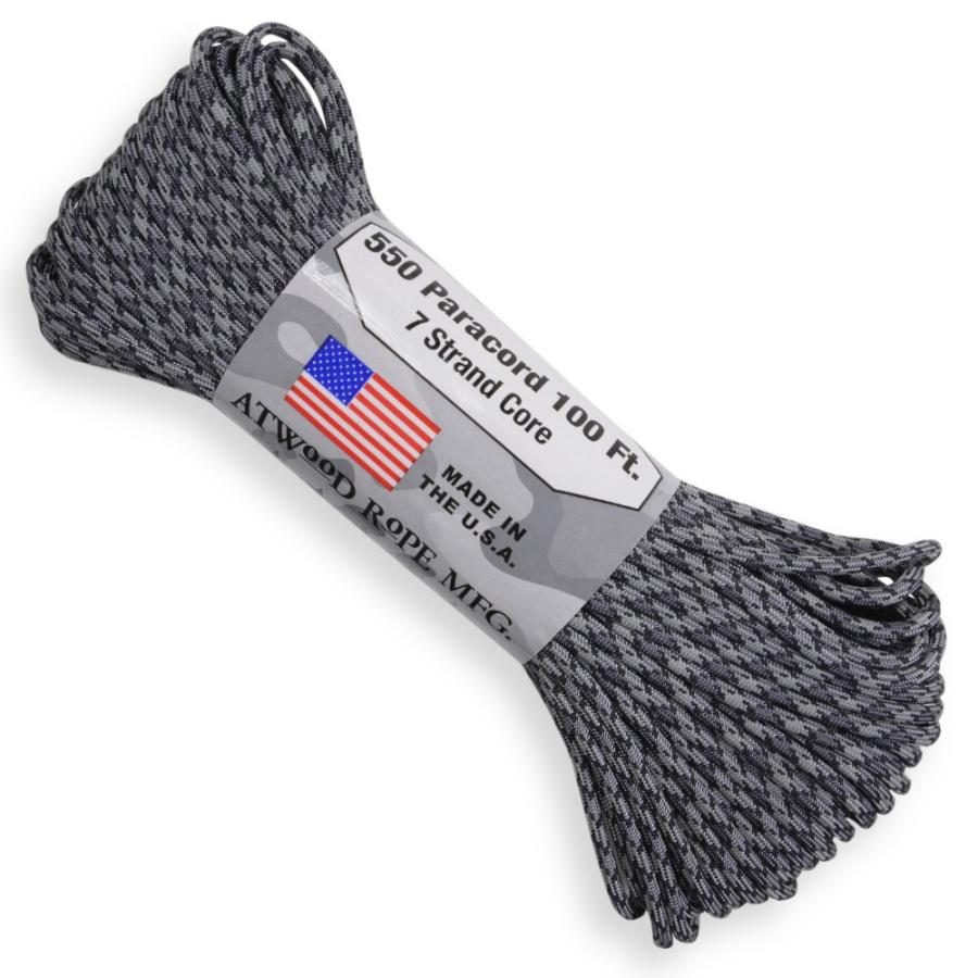 ATWOOD ROPE 550パラコード タイプ3 チタニウム [ 305m ][ps24titanium] ATWOOD ROPE 550パラコード タイプ3 チタニウム [ 30m ] アトウッド