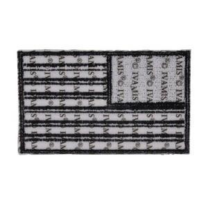 ミリタリーパッチ 星条旗 モノトーン アイロンシート付 アメリカ国旗