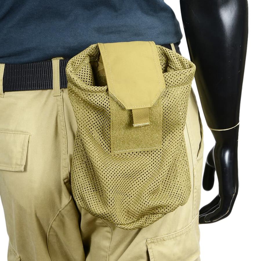 REPSGEAR ダンプポーチ MOLLE対応 スモールメッシュダンプ PTP008