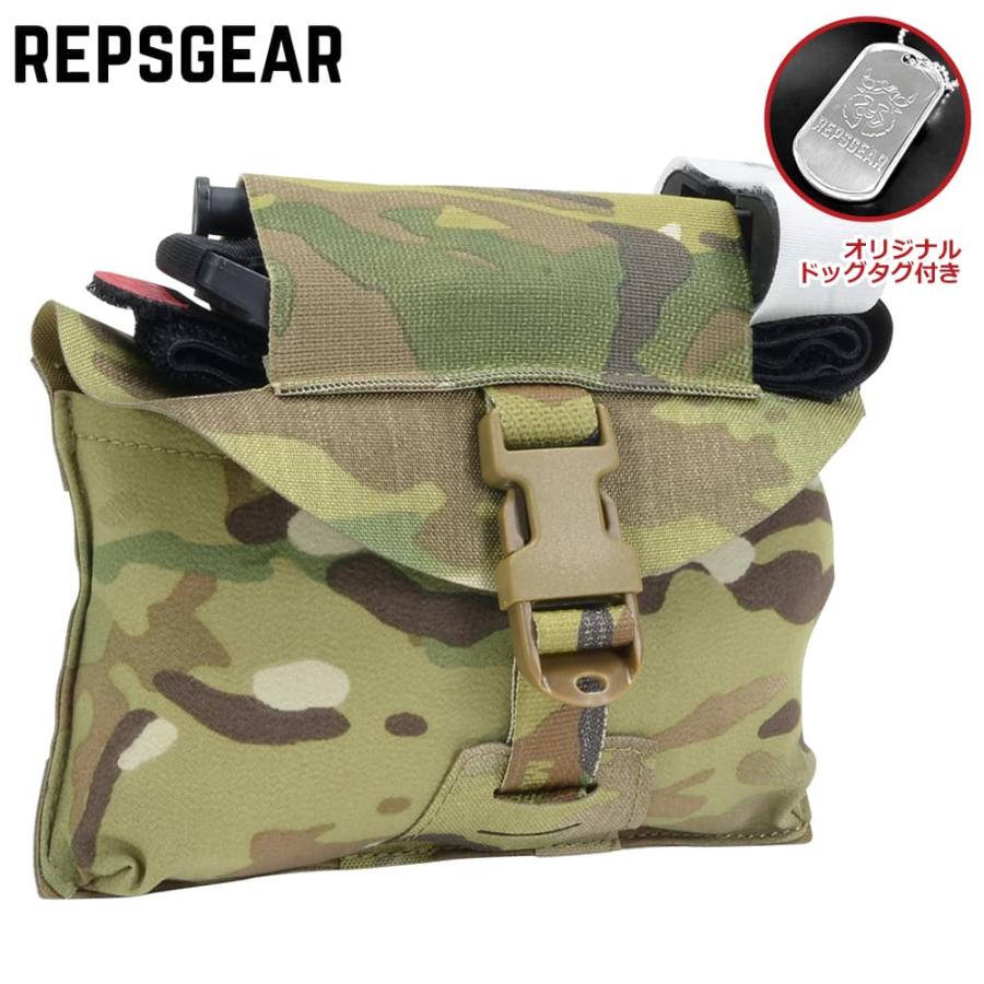 REPSGEAR メディックポーチ MOLLE対応 IFAKポーチ PTP077 [ マルチカム