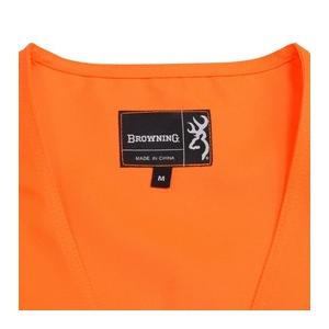 ブローニング 狩猟用 ハンティングベスト ブレイズオレンジ [ Mサイズ