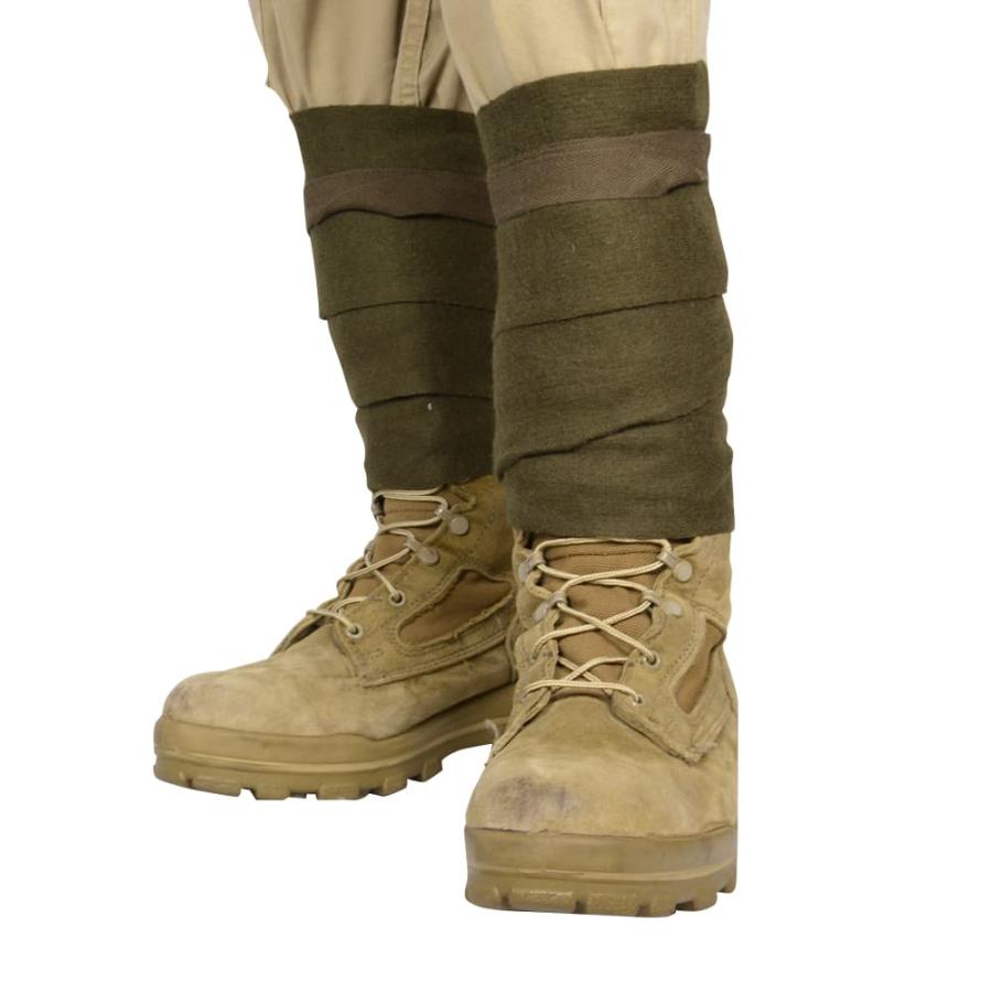 ベルギー軍放出品 ゲートル 巻脚絆 ウール製 ゲーター ゲイター