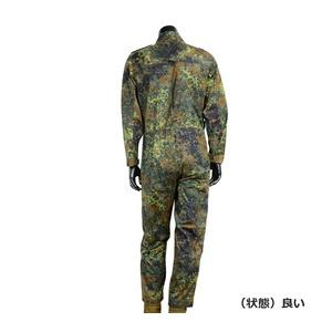 ドイツ軍放出品 カバーオール 戦車兵用 フレクターカモ 裏地無し 中