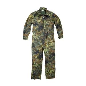 ドイツ軍放出品 カバーオール 戦車兵用 フレクターカモ 裏地無し 中