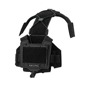 AGILITE ヘルメットアクセサリープラットフォーム BRIDGE ベルクロ付き