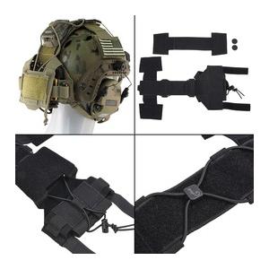 AGILITE ヘルメットアクセサリープラットフォーム BRIDGE ベルクロ付き