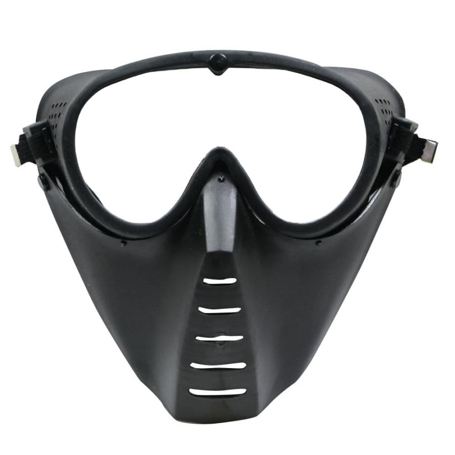 SANSEI フルフェイスガード 曇り止め加工 透明レンズ 眼鏡対応