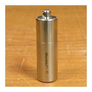 【最後】Maratac Peanut XL Lighter チタン製 MARATAC ライター Peanut XL Lighter 防水 キーホルダー [ チタン