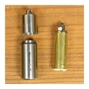 【最後】Maratac Peanut XL Lighter チタン製 MARATAC ライター Peanut XL Lighter 防水 キーホルダー [ チタン