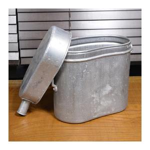 フランス軍放出品 メスキット アルミ製 ラージ クッカー 軍払い下げ品