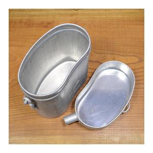 フランス軍放出品 メスキット アルミ製 ラージ クッカー 軍