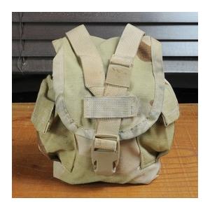 米軍放出品 キャンティーンポーチ MOLLE対応 DCU迷彩 3カラーデザート