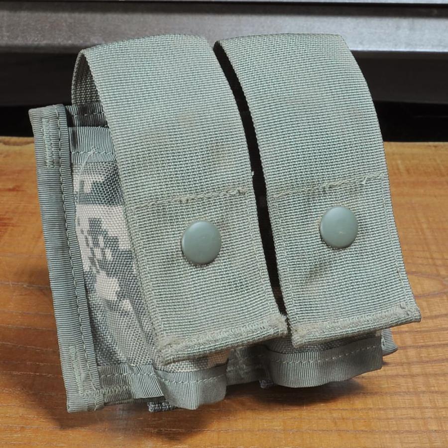 米軍放出品 ダブルグレネードポーチ MOLLE対応 ACU / UCP迷彩 アメリカ