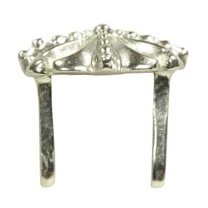 スタッズ 2爪 十字架 クロス 11.5mm [ シルバー ] 革細工 ハンドメイド