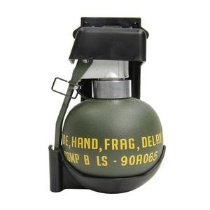 手榴弾　中身空M69　米軍 ハンドグレネード　訓練用ダミー　金属製　中古送料込み WoSporT BBボトル M67 手榴弾型 ダミーグレネード ホルダー付き EX-006