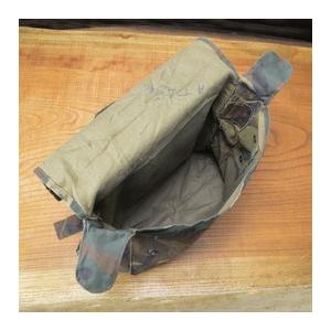 クロアチア軍放出品 ショルダーバッグ コットン製 ウッドランドカモ